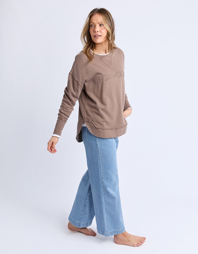 Foxwood - Simplified Crew Chocolate Brown