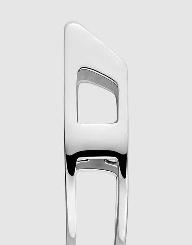 Diesel - D Logo Silver Earring
