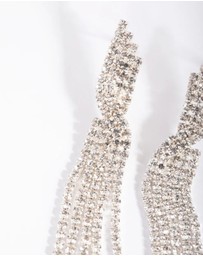 Lovisa - Silver Twisted Strand Drop Earrings
