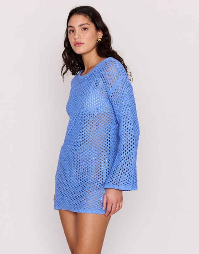 MINKPINK - Balmy Crochet Mini Dress