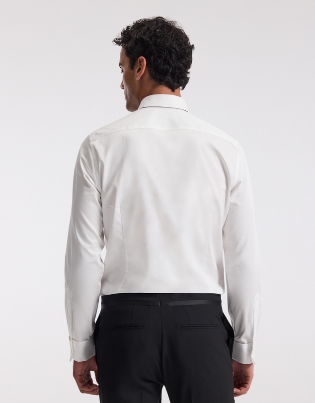 Calibre - Tailored Cotton Tuxedo Shirt White