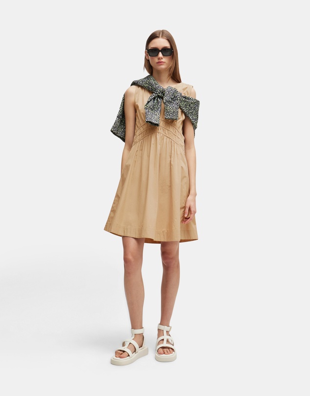 BOSS - Cotton Slim Fit Dress