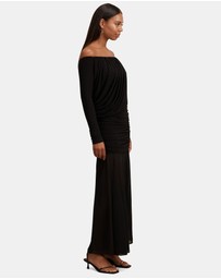 Forever New - Belinda Bardot Neck Draped Maxi Dress