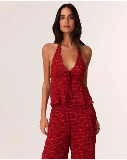 SNDYS - Indie Halterneck Top