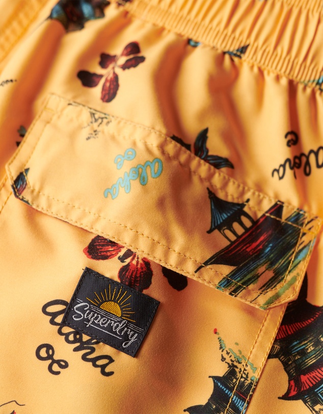 Superdry - Hawaiian Print Swim Shorts