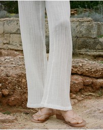 M.N.G - Wrinkle Fluid Ramie Trousers