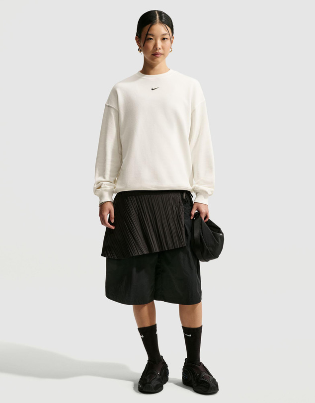 Nike - Studio Fleece Lightweight Oversized Crew-Neck Sweatshirt
