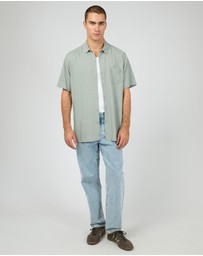Silent Theory - Textured Linen SS Shirt