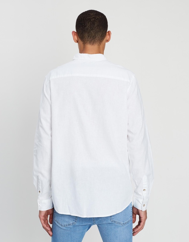 Silent Theory - Breeze Linen Long Sleeve Shirt