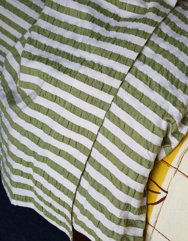 Mosey Me - Seersucker Stripe Flat Sheet