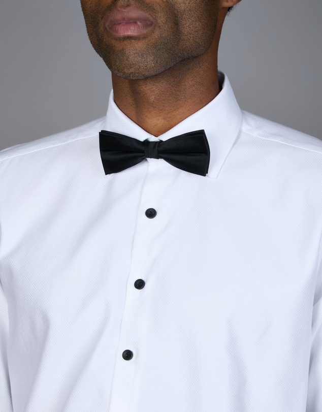 Abelard - Bottone Nero Evening Slim Fit Shirt