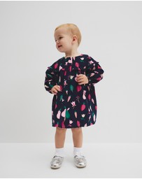 Country Road - Fruit Frill Long Sleeve Cord Dress