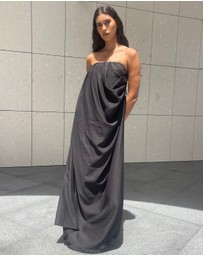 Minima Esenciales - Lana Draped Maxi Dress