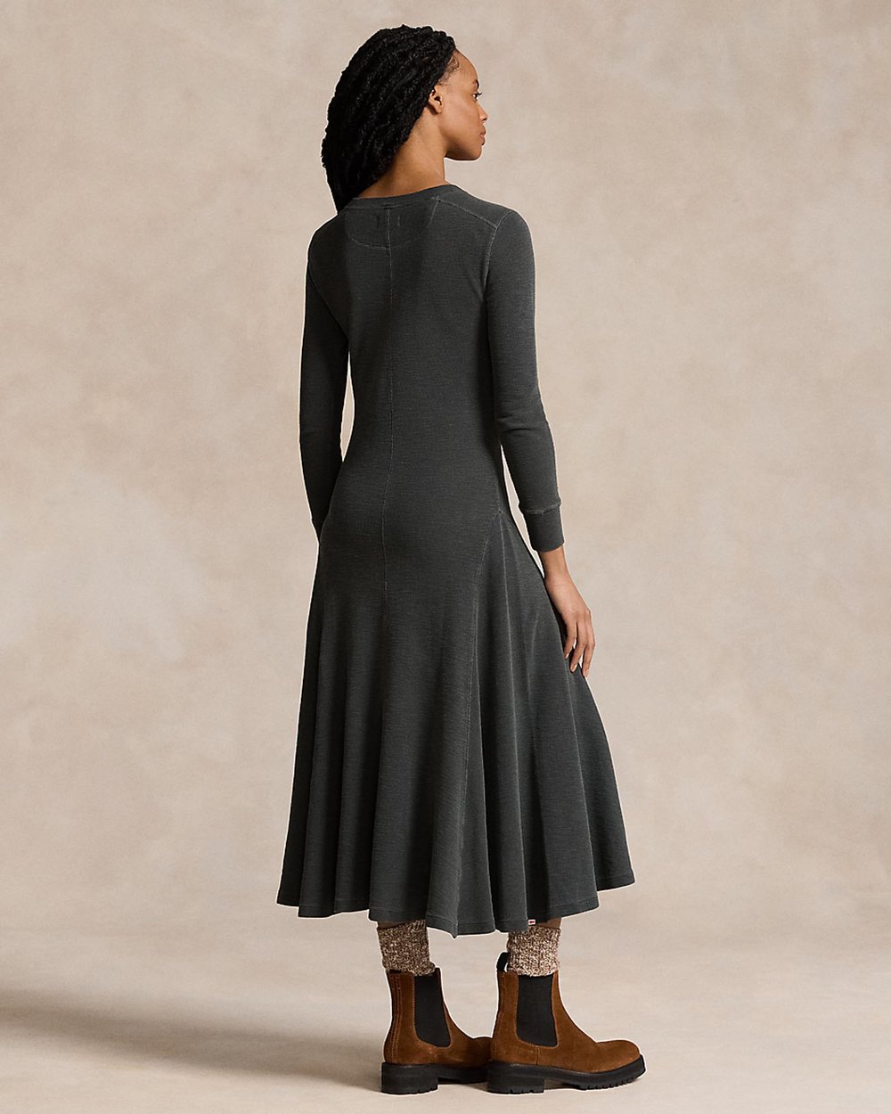 polo ralph lauren waffle knit henley dress Waffle-Knit -ICONIC EXCLUSIVE by Online | THE ICONIC Weekly New