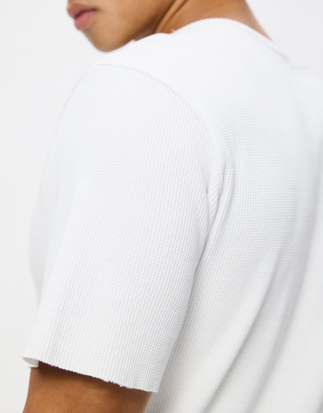 Surrounded By Ghosts - The Onyx Slim Waffle Knit T-Shirt