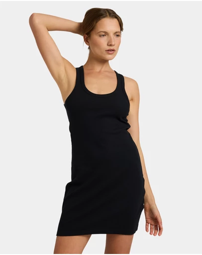 Roxy - Womens Base Rib Dress Mini Dress