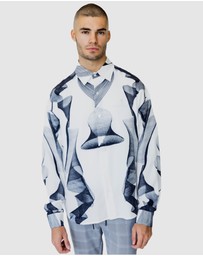 Justin Cassin - Lark Print Casual Shirt