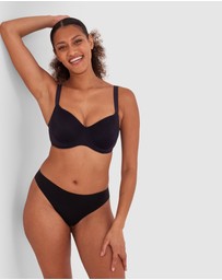 Bras N Things - Sapphire Smooth Full Coverage Bra - Black