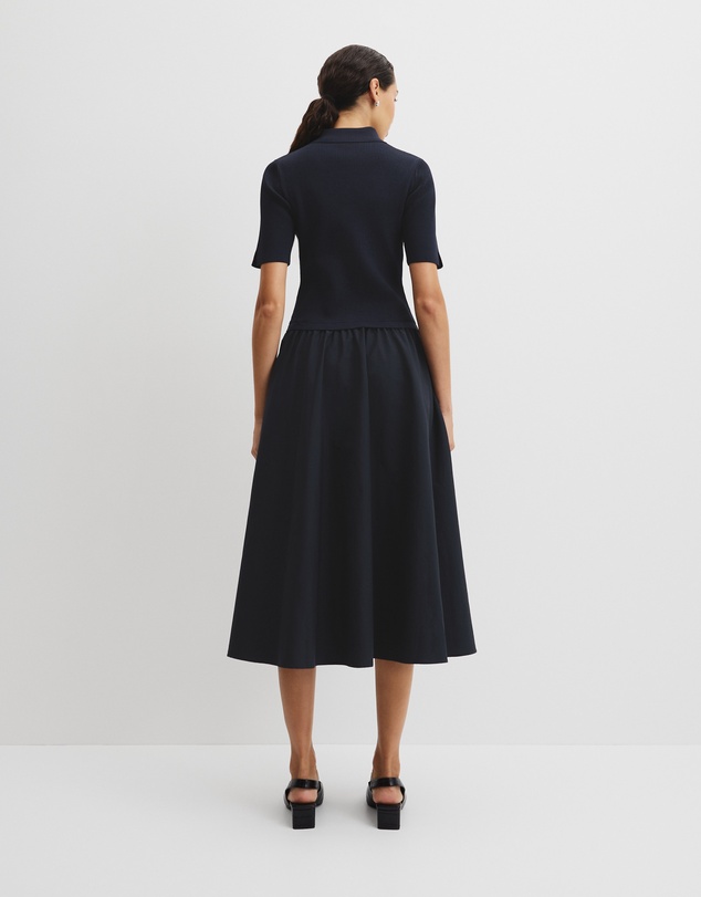Country Road - Mix Media Knit Dress