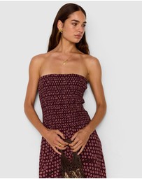 MINKPINK - Sierra Ruched Maxi Dress