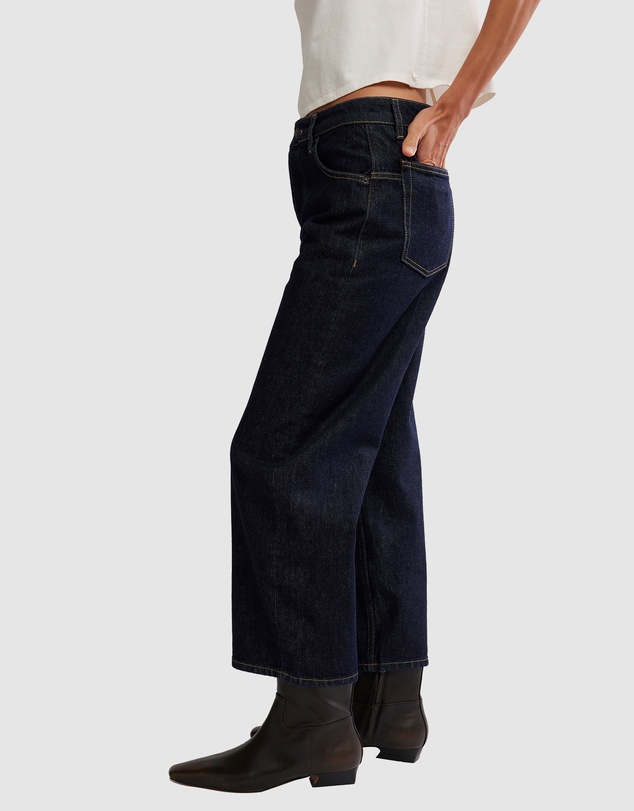 Free People - Deep Trance Dropped Boyfriend Jeans