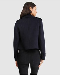 Belle & Bloom - Better Off Military Peacoat