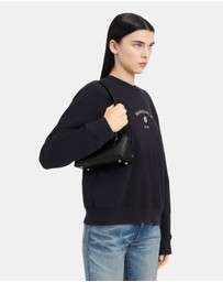MM6 Maison Margiela - Small Leather Bowling Shoulder Bag