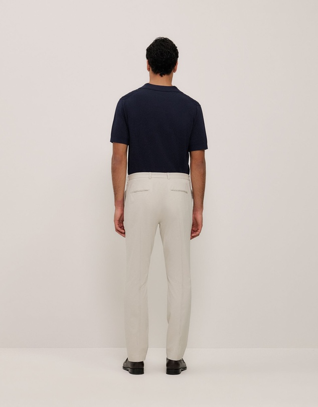 Trenery - Cotton Twill Trouser in Fawn