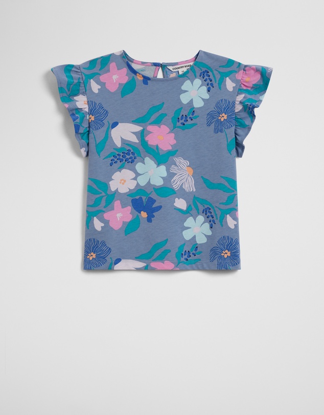 Country Road - Australian Cotton Short Sleeve Yardage Print T-shirt