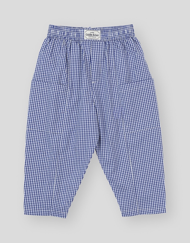 Goldie + Ace - Lightweight Check Kit Pocket Pants - Babies-Kids