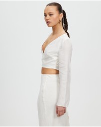 Third Form - Paisley Wrap Blouse