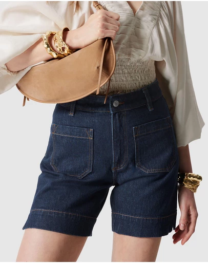 & Other Stories - High-Waist Denim Shorts