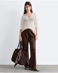 & Other Stories - Drawstring Twill Trousers