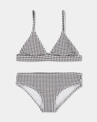 Billabong - Girls 6 to 16 Gingham Crush Tri Two Piece Swimsuit