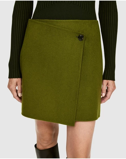 ARKET - Double Wool-Blend Skirt
