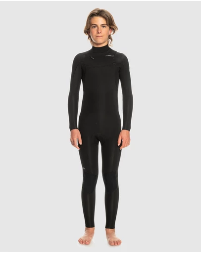 Quiksilver - Boys 8 to 16 3/2mm Everyday Sessions Chest Zip Wetsuit