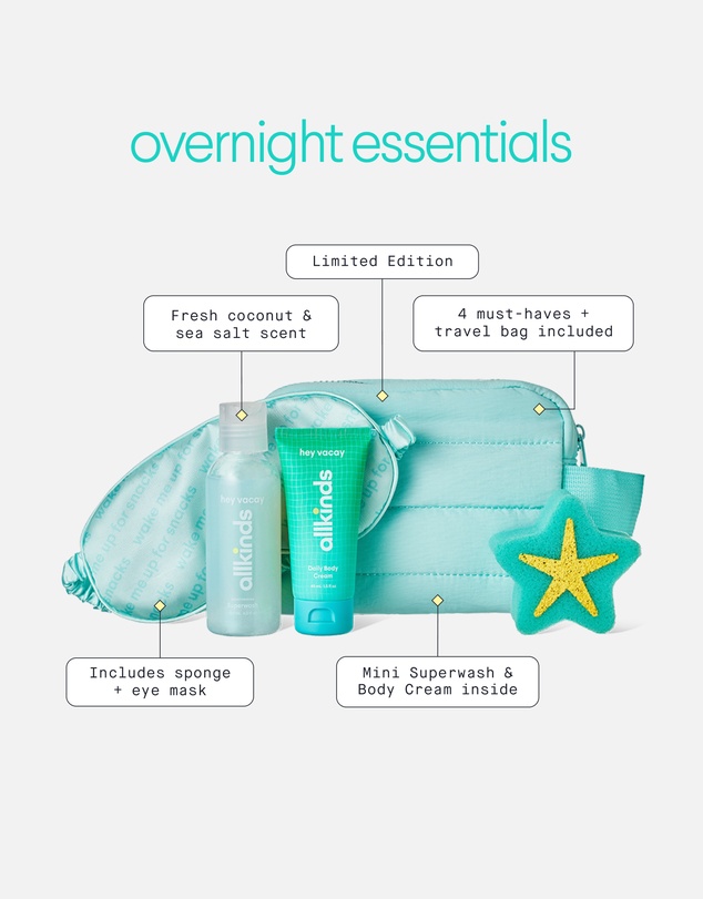 Allkinds - Tropical Coconut Overnight Set