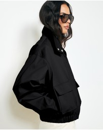 AERE - Ines Funnel Neck Bomber