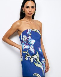 AERE - Allona Strapless Maxi Dress
