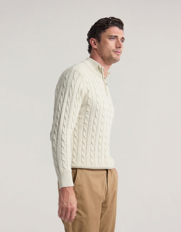 Oxford - Marlon Zip Neck Cable