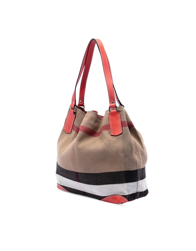 Pre-Loved by Azura Reborn - Pre-Loved Mega Check Canvas Maidstone Tote