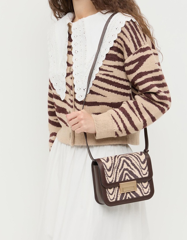 Loeffler Randall - Desi Crossbody With Lock Hardware