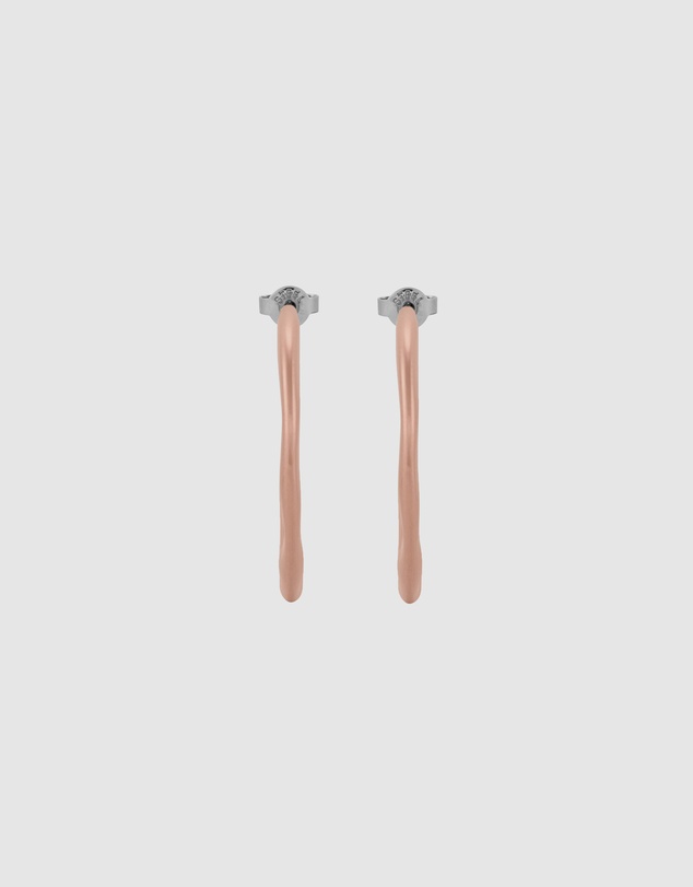 Skagen - Moderne Stak Rose Gold Tone Tone Earring