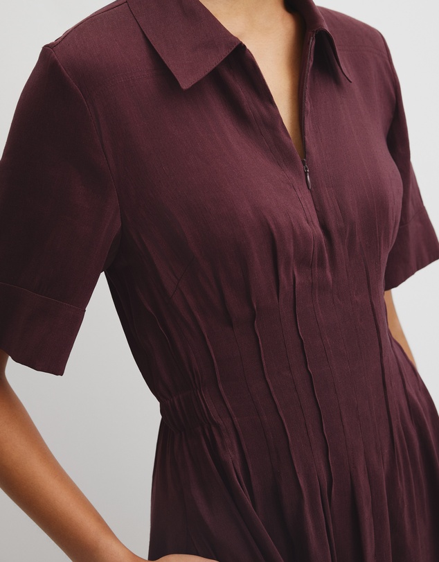 Country Road - Tuck Detail Shirt Dress