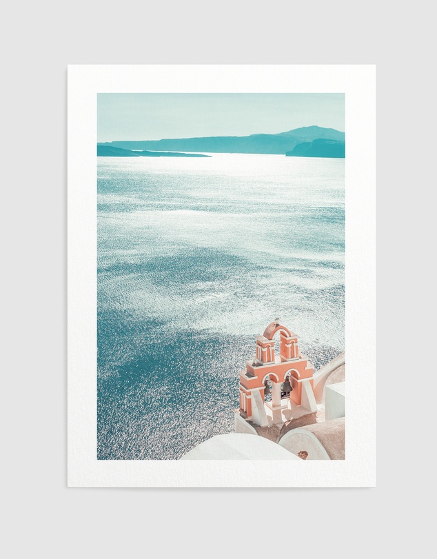 Olive et Oriel - Santorini Sunrise II Art Print