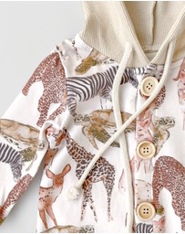 WITH LOVE FOR KIDS - Hooded All In One - Babies