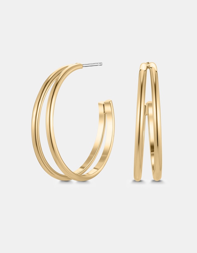 Mestige - Architect Hoops - 18K Gold Plated
