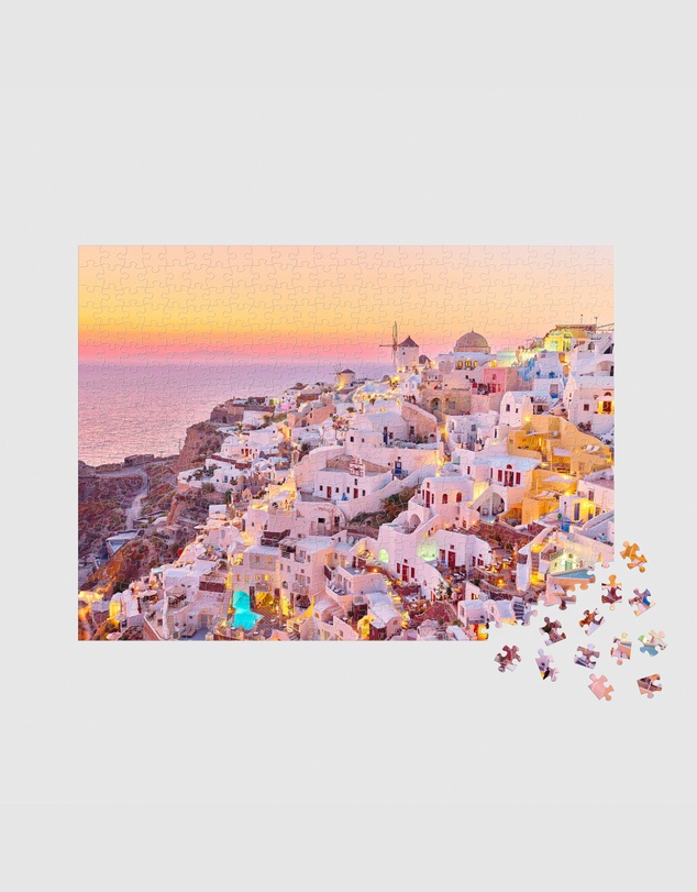Remy Gerega - Santorini 500 Piece Jigsaw Puzzle