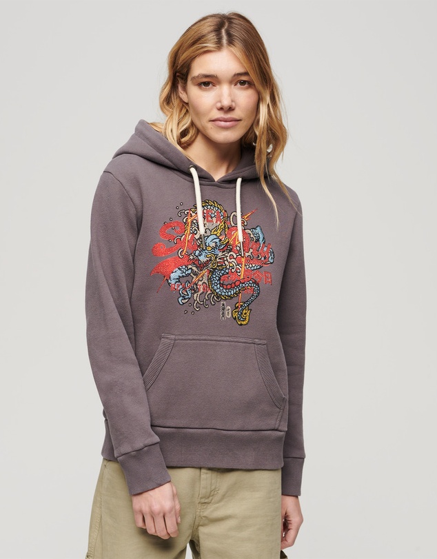 Superdry - Tokyo Vintage Logo Graphic Hoodieie