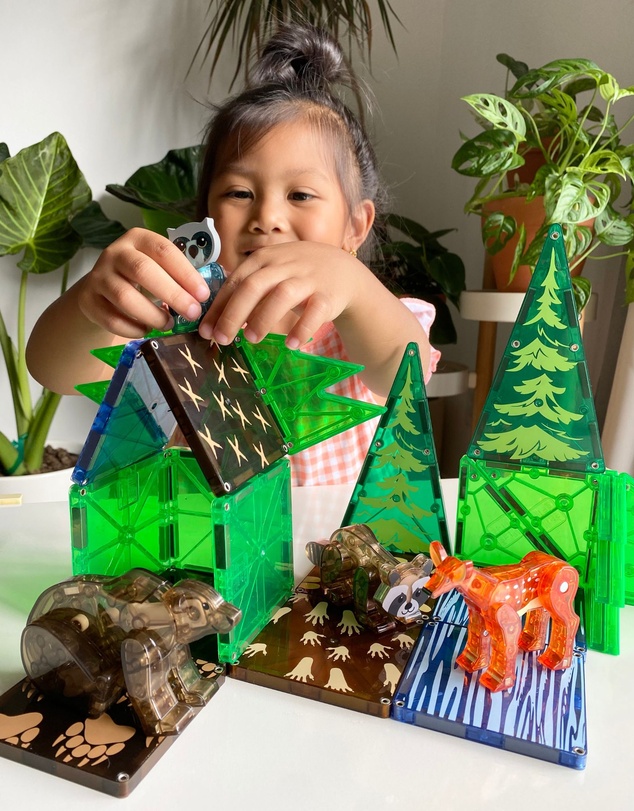 Magna-Tiles - MAGNA-TILES - Forest Animals - 25 Piece Set